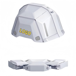 Casco duro de ABS plegable portátil directo de fábrica, práctico casco de seguridad para Prevención de Desastres de Emergencia - Product Image 1