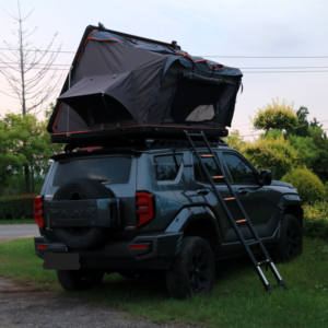 Tente de toit de voiture en aluminium léger à nid d'abeilles, installation rapide en 30 secondes, indice d'étanchéité de 3000 mm, supports durables, double couche, UV 50+ - Product Image 1