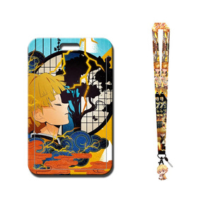 ที่ใส่บัตรการ์ตูนอนิเมะลายการ์ตูนข้ามพรมแดน & กล่องใส่บัตรอาหาร วัสดุ ABS ลายดาบพิฆาตอสูร สำหรับนักเรียน - Product Image 4
