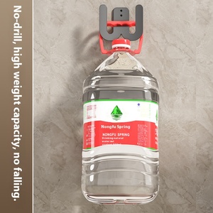 Giá để dép nhà tắm đa năng, thiết kế hiện đại bằng kim loại, gắn tường một tầng, có móc thoát nước, không cần khoan, để giày dép - Product Image 3