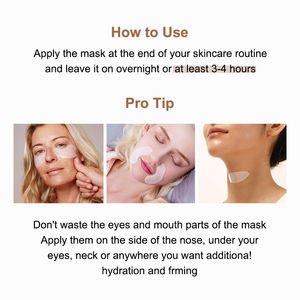 มาส์กหน้า2ชิ้นให้ความชุ่มชื้นแผ่นมาส์กหน้าคอลลาเจนไบโอคอลลาเจนมาส์กหน้าสำหรับนอนหลับ - Product Image 6
