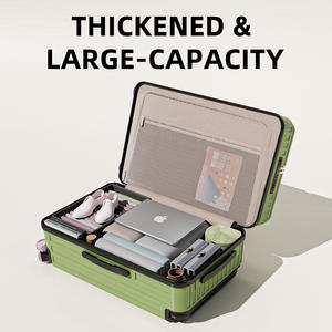 Toptan özel Spinner bagaj setleri ile High End hafif yumuşak kabuk bavul kilit-seyahat fiyatları - Product Image 6