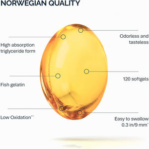 Cápsulas blandas de Omega-3 de alta absorción, marca privada, para ojos saludables, promueven la salud cerebral y el apoyo articular. - Product Image 4