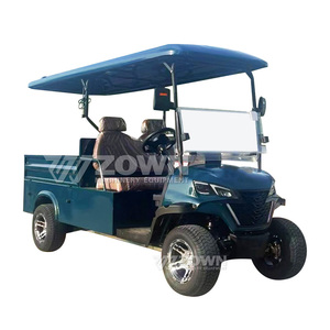 Carrito de Golf de 2 Plazas Color Verde Oscuro, Batería de Litio de Alta Capacidad para Transporte y Mantenimiento en Resorts - Product Image 2
