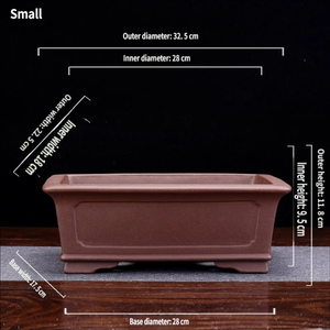 Vaso in argilla viola Yixing - Vaso di lusso ecologico <span class=keywords><strong>da</strong></span> pavimento per <span class=keywords><strong>bonsai</strong></span> e alberi di Banyan <span class=keywords><strong>da</strong></span> <span class=keywords><strong>interno</strong></span> - Vaso in ceramica per piante a stelo lungo all'ingrosso - Product Image 5