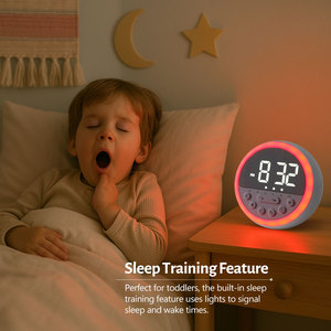 <span class=keywords><strong>2025</strong></span> Mặt Trời Mọc dẫn đồng hồ báo thức cho trẻ em màu sắc thay đổi ánh sáng ban đêm với ngủ SNOOZE-Đào Tạo ứng dụng cho món quà phòng ngủ - Product Image 3