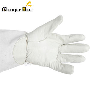 Guantes de Apicultor Profesionales Transpirables Menger Bee (Puño Elástico Blanco) para Seguridad y Comodidad en la Colmena - Product Image 3