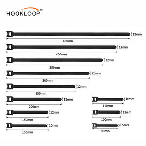 Bridas de Nailon Ajustables de Alta Calidad con Logotipo Personalizado, Resistentes al Calor, Autoadhesivas, con Gancho y Bucle - Product Image 1