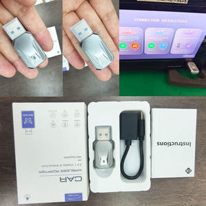 Nouvelle boîte intelligente 2 en 1 Mini USB sans fil Carplaybox Android Auto Car Play Adapter Smart Box Carplay Dongle pour la plupart des véhicules iPhone - Product Image 4