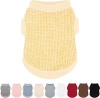 Pull-over décontracté et chaud pour chien en tricot gaufré doux et respirant, idéal pour le quotidien – Vente en gros