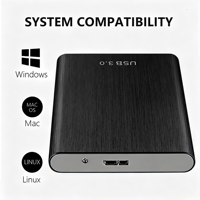 Boîtier externe portable pour SSD SATA USB 3.0 2,5 pouces, vitesse de lecture/écriture de 701-800 Mo/s, idéal pour ordinateur – Vente Flash