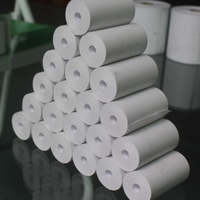 Papier thermique LXF Thermal 001 Mini 57x30mm sans BPA avec mandrin plastique, simple couche 55gsm pour caisses enregistreuses et appareils photo