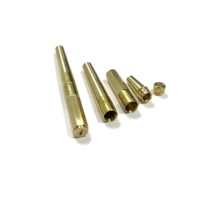 Pièces de stylo en métal de précision CNC personnalisées, kits de pièces de stylo torsadé à Dongguan en Chine