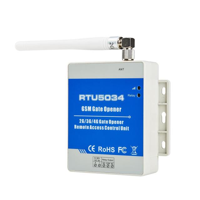 RTU5034 GSM Gate Opener Access Controller Wireless Relay Witch for Garage Door Remote Control