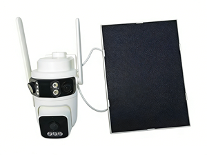 <span class=keywords><strong>Caméra</strong></span> solaire ZCVISION nouvelle conception WIFI / 4G 3 objectifs 12MP AOV avec audio bidirectionnel, détection de mouvement humanoïde PIR, <span class=keywords><strong>caméra</strong></span> de sécurité solaire PTZ - Product Image 1