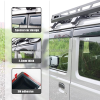 Fournisseur d'usine, nouvelle tendance, 4 pièces, pare-pluie pour fenêtres, déflecteurs de fenêtres à coller, accessoires pour Suzuki Jimny JB64 JB74
