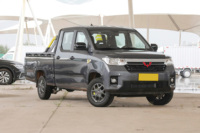 Wuling Zhengtu Barato Pick-up Gasolina Gas Coche Camiones Mini Familia Viaje Gasolina Camioneta Gran Capacidad