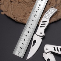 Couteau pliant miniature de survie pour le camping en plein air, couteau multi-outils portable en acier inoxydable pour un usage quotidien
