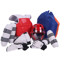 YOBER Protections de Sparring Taekwondo Personnalisées avec Logo, Équipement de Protection Corporelle pour Enfants, Ensemble d'Entraînement
