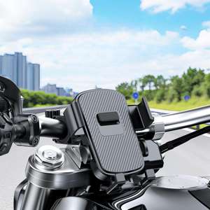 Support de téléphone intelligent 360° personnalisé avec logo, support de bureau pour iPad, support de guidon pour moto et vélo, matériau ABS, étanche, hauteur réglable - Product Image 3