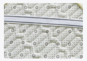 Ensemble de jupe de lit rafraîchissante en soie glacée - Parure de lit 3 pièces avec tapis rafraîchissant en latex épaissi de 5 mm pour un confort estival, avec taie d'oreiller - Product Image 3