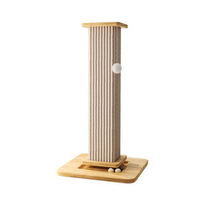 Pequeño rascador para gatos con forma de columna romana, tabla rascadora de sisal, poste rascador resistente al desgaste y que no suelta fibra, divertido y - Product Image 5