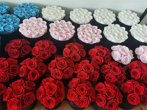 ของขวัญวันวาเลนไทน์งานแต่งงานทำด้วยมือหรูหราตลอดไปดอกกุหลาบที่เก็บรักษาไว้พร้อมกล่องของขวัญสำหรับแฟนสาวภรรยา - Product Image 3