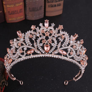 <span class=keywords><strong>Couronne</strong></span> de strass de luxe, <span class=keywords><strong>couronne</strong></span> de spectacle de mariée, tiare de <span class=keywords><strong>princesse</strong></span>, pour bijoux de mariage, ZGH1215, livraison gratuite - Product Image 4