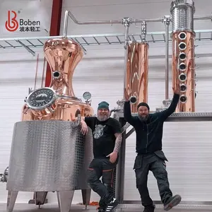 Equipamento de destilação de cobre para álcool e vodka, equipamento de destilação de uísque para venda
