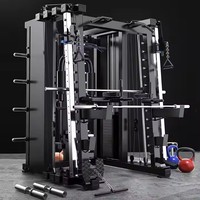 TOPTONS Câble Crossover équipement musculation puissance cage squat rack home gym exercice formation Multi fonctionnel smith machine