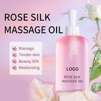 MLXL OEM COSMETICS LOGO Huile essentielle personnalisée pour l'extraction de la rose Huile de massage apaisante et hydratante en profondeur pour la peau