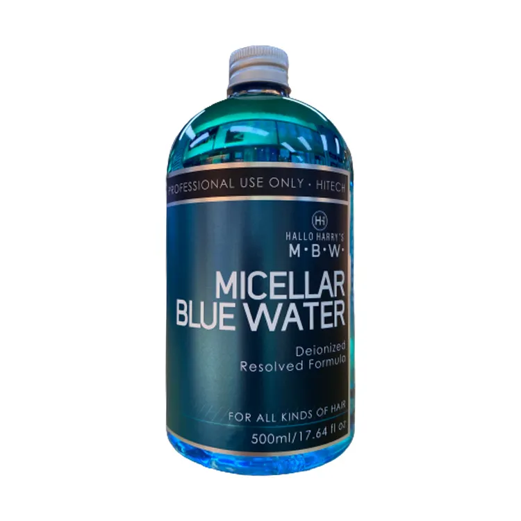 Deionized Resolved Premium Hair Fibers Blue Serum Lotion Micellar Water Italian cleansing formula Treatment