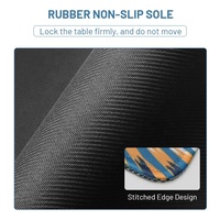Tapis de souris gamer personnalisé en caoutchouc avec repose-poignet, antidérapant, anti-rayures, résistant à l'eau, protection contre les radiations, sublimation