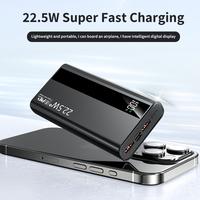OEM Offre Spéciale Logo personnalisé 22.5W Powerbanks charge super rapide PD 20W Batterie externe Chargeur portable 20000mAh Power Bank