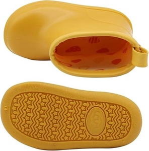 Hot Bán Trọng Lượng Nhẹ Trẻ Em Cao Su Mưa Khởi Động Hải Quân Tùy Chọn Có Sẵn Không Thấm Nước Toddler Giày Mềm Polyester Thoải Mái Cho Trẻ Em - Product Image 6