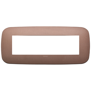 Vimar Placca Rotonda 7M Bronzo Opaco 21.75x9.5x1.6 Accessorio per Cablaggio - Product Image 1
