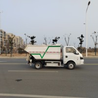 Compacteur de déchets électrique Yiwei 4,5T 4x2 à chargement arrière avec système hydraulique motorisé et déchargement automatique pour l'assainissement urbain