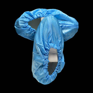 Elettronica fabbrica Anti-Static stivali laboratorio Cleanroom <span class=keywords><strong>ESD</strong></span> copertura scarpe con antiscivolo caratteristica di sicurezza del prodotto - Product Image 3