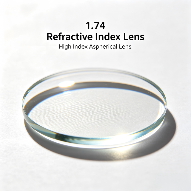 XPZ Original Factory 1.74 Ultra-Thin Resin Lenses HMC Coating High Clarity Anti-Scratch Single Vision OEM ODM