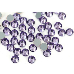 Groothandel <span class=keywords><strong>Ss6</strong></span> Ss8 Ss10 Ss12 Ss20 Hotfix Steentjes Ijzer Op Motief Stenen Flatback Kristal Kobalt Jelly Strass Voor Kleding - Product Image 2