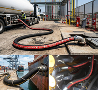 Tuyau de ravitaillement d'avion en NBR ignifuge, flexible, taille personnalisée, service de découpe, tuyau de distribution de carburant