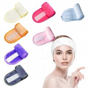 Wholesale Customized Wash Face SPA Makeup Headband <b>Stretch</b> Towel <b>Wrap</b> Facial Headbands - Product Image 6