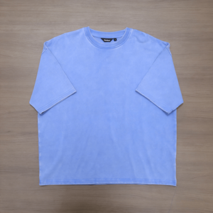 เสื้อยืดสตรีทแวร์ลายกราฟิกพิมพ์ลาย DTG แบบกำหนดเอง เสื้อยืดเปล่าไซส์ใหญ่ เสื้อผ้าผู้ชาย เสื้อยืดฟอกสี เสื้อยืดวินเทจผู้ชายทรงโอเวอร์ไซส์ - Product Image 3