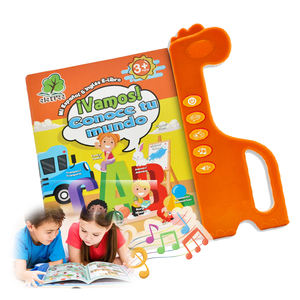 Enfants espagnol et anglais espagnol étude <span class=keywords><strong>phonétique</strong></span> Abc son livre enfants jouet interactif - Product Image 1
