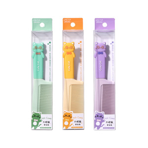 Lmltop Cartoon Cat Hair Comb Abs Material <b>Single</b> Pack Multifunction For Long Hair Styling And Detangling - Product Image 2