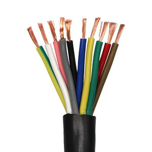 Câble d'alimentation multiconducteur -- 3/4/5/6/7/8 conducteurs, 0,5-2,5 mm, câble d'alimentation flexible avec gaine en PVC souple - Product Image 1