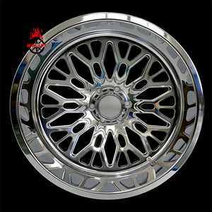 Rodas de Caminhão Forjadas 4x4 Offroad Polidas 20x12 22x14 24x12 24x14 26x16 28x16 8x170 8x180 8x6.5 6x5.5 para GMC Ford Chevy RAM - Product Image 2