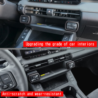 26 pour RAV4, chargeur sans fil, boutons de mode de conduite gauche/droite, cadre de tableau de bord, modification intérieure, noir/gris