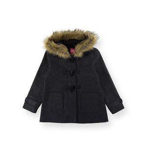 Giacca da ragazza pelliccia sul cappuccio (taglie 7-16) - Product Image 4