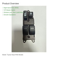 Saklar Power Window Toyota Hiace 84820-10090 Setir Kanan RHD Master Controls